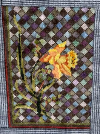 * Daffodil Needlepoint Bag