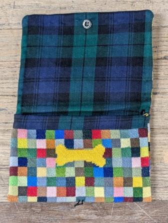 * Animal Needlepoint Clutch