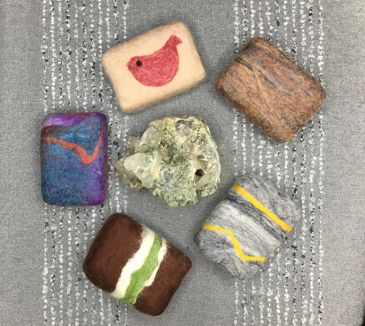 CLASS: Wet Felted Soaps for Beginners with Debbie Harris: Sunday, December 13th, 2026: 12:00pm-3:00pm