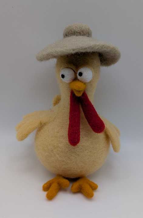Felted Chicken