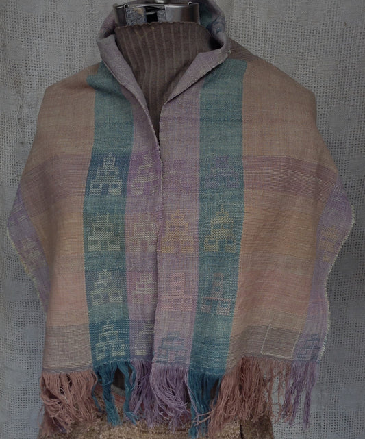 * Handwoven Cotton Scarf