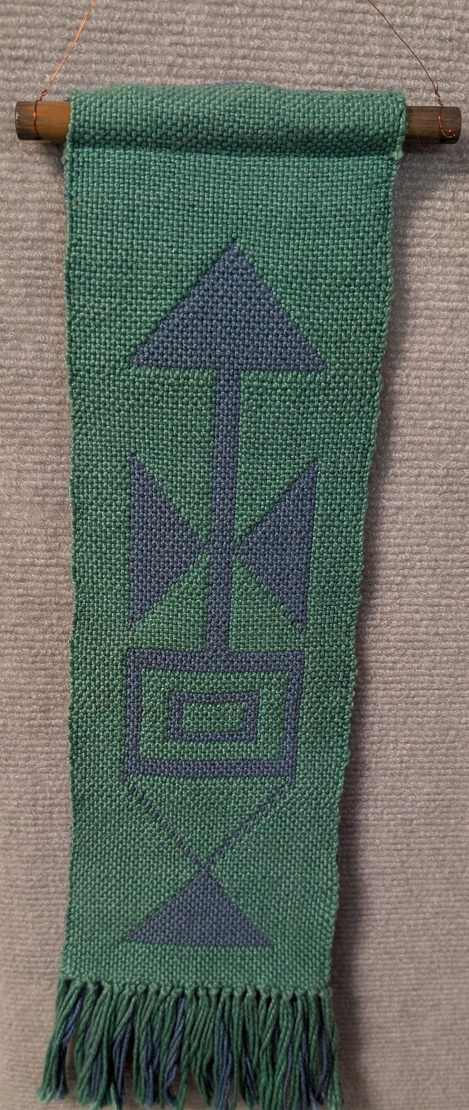 Reversible Geometric Wall Hanging