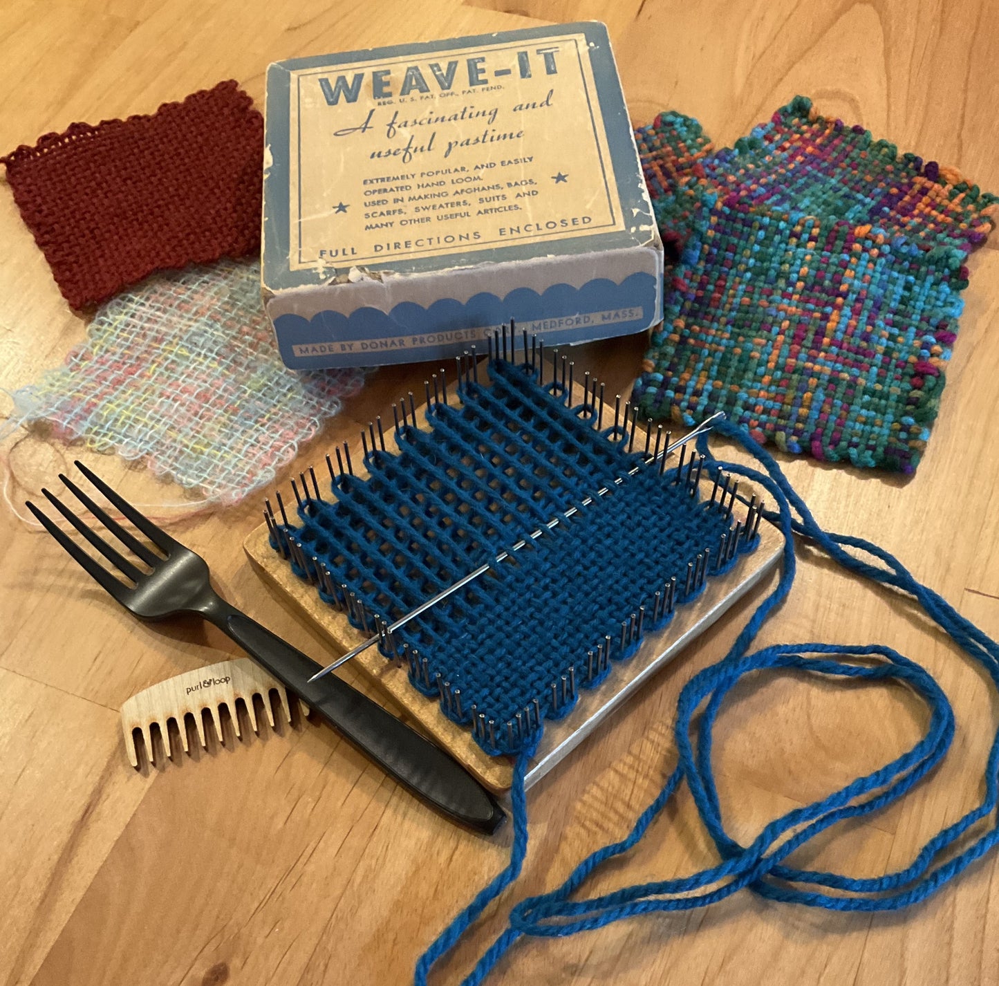 CLASS: Vintage Pin Loom Weaving with Laura Ninnemann, April 25th, 2026: 10:30am-4:30pm