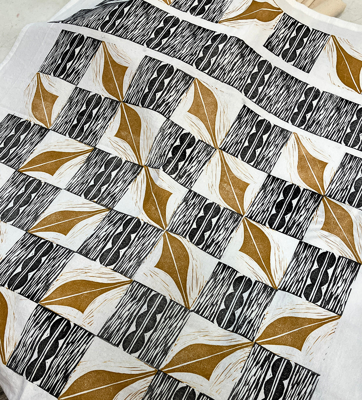 CLASS: Create Custom Block Printed Textiles with Hilary Lorenz: Friday- Sunday, October 23-25, 2026: 11:00am-3:00pm
