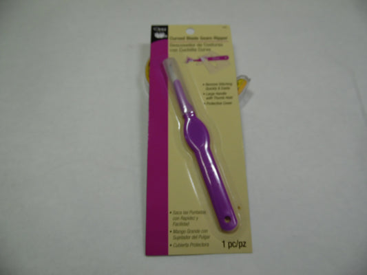 Curved blade seam ripper